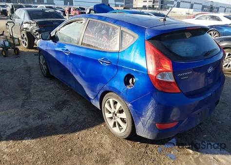 2012 Hyundai Accent Se z USA, uszkodzony, nr VIN KMHCU5AE9CU013704